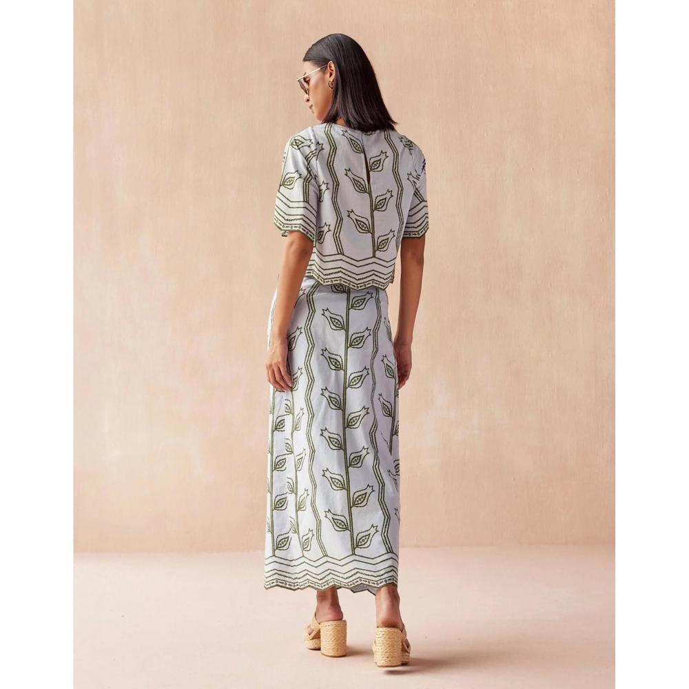 NEW OMIKA adi blouse in vani-dew - Picture 4 of 4
